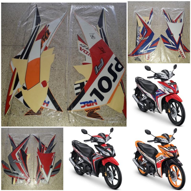 striping sticker honda New Blade 125 Fi 2014