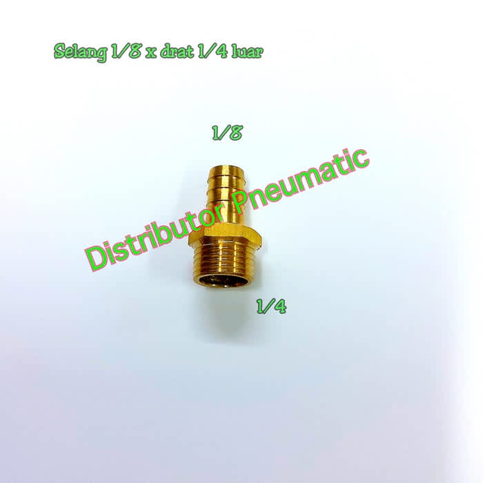 Nepel Selang 1/8 x drat Luar 1/4