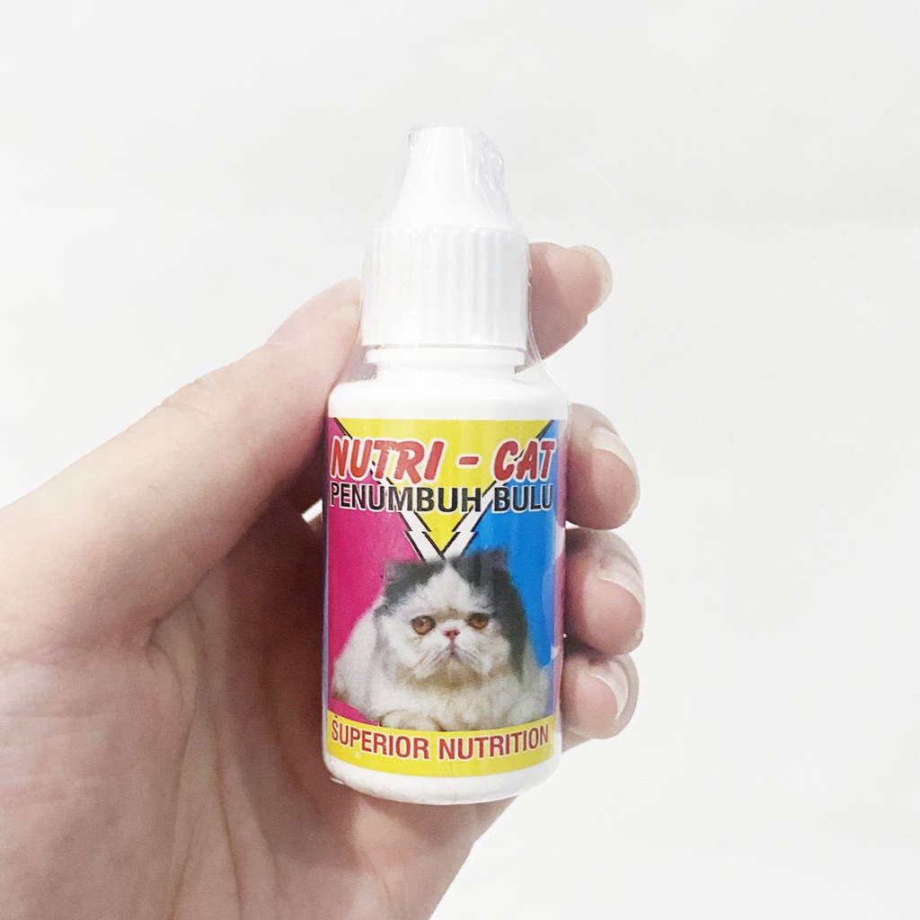 Nutri Cat Drop 30 ml - Nutricat Vitamin Penumbuh Bulu Kucing Kitten