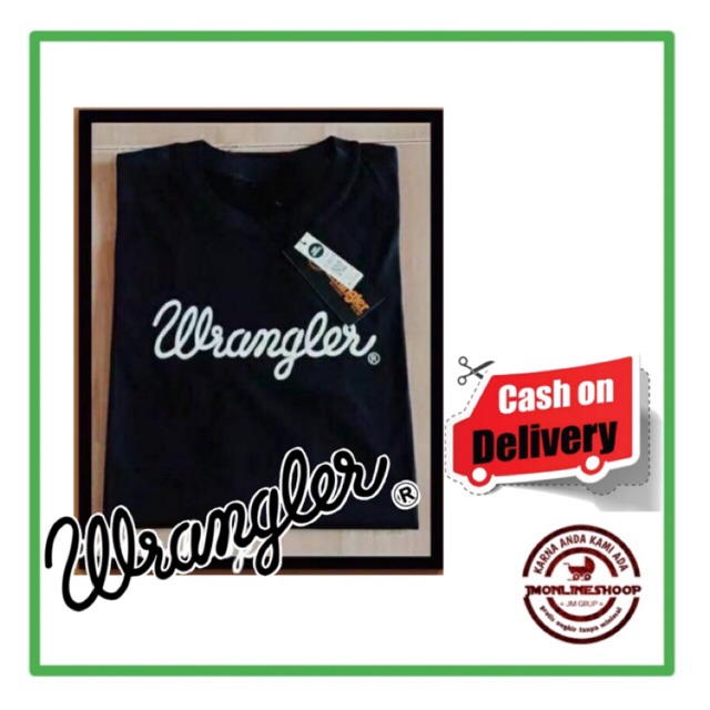 T-shirt wrangler/kaos original/kaos pria/kaos Gaul/kaos keren/kaos Brandid/kaos oblong