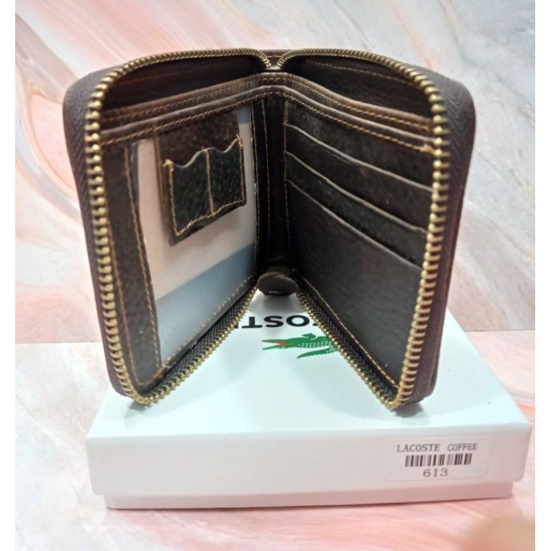 Dompet Pria Kulit Asli ORIGINAL Full Resleting Gambar Timbul