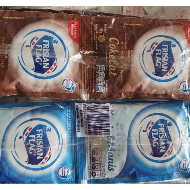 

Susu Kental Manis Bendera Sachet / Susu Bendera Coklat (isi 6pcs)