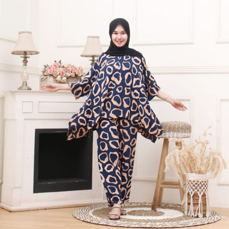 NEW PROMO ONE SET SUPER JUMBO SLEEPWEAR DAILY SET BEST SELLER RAYON POLOS PREMIUM