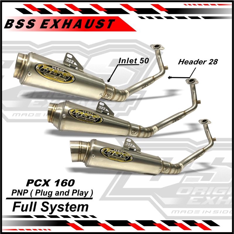 Knalpot BSS PCX New Old Original BSS