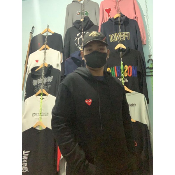 HOODIE PLAY CDG ORIGINAL GOODSECOND
