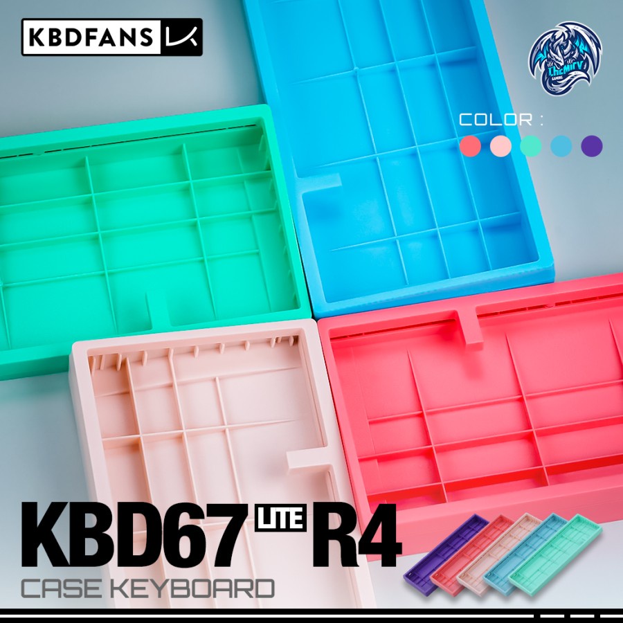 KBDFANS KBD67 Lite R4 ABS Plastic Keyboard Case