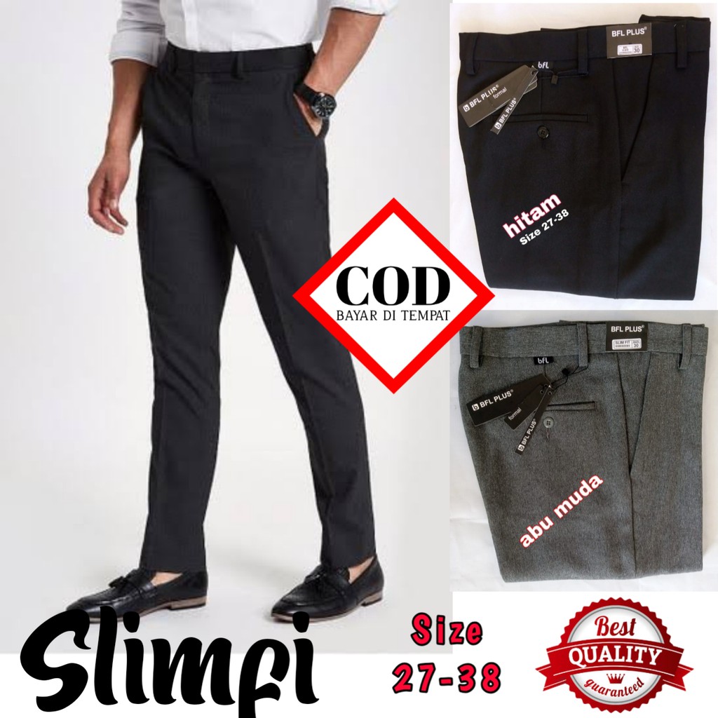 NEW KIMSTAR ⚡[GARANSI]✔️CELANA FORMAL SLIM FIT celana slim fit pria formal |celana formal kantor |ce