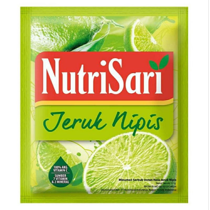 Nutrisari Minuman Serbuk Sachet All Varians 14gr 1renceng isi 10PCS MURAH