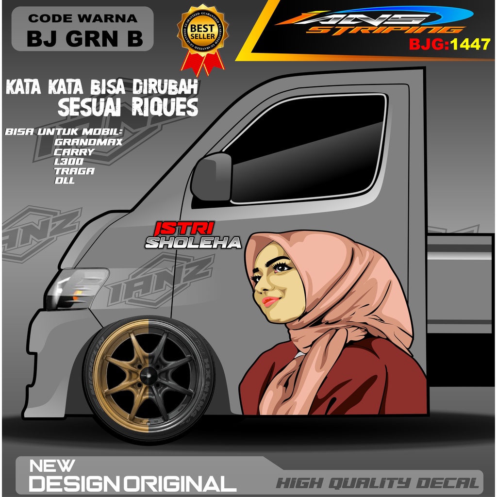 DECAL PINTU GRANMAX / STIKER PICK UP / STIKER MOBIL GRANMAX