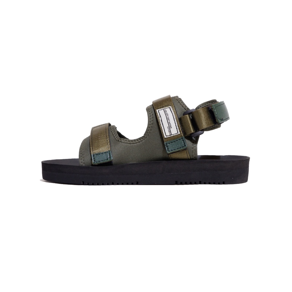 sandal kasual pria wanita volkerfootwear cutter army mest