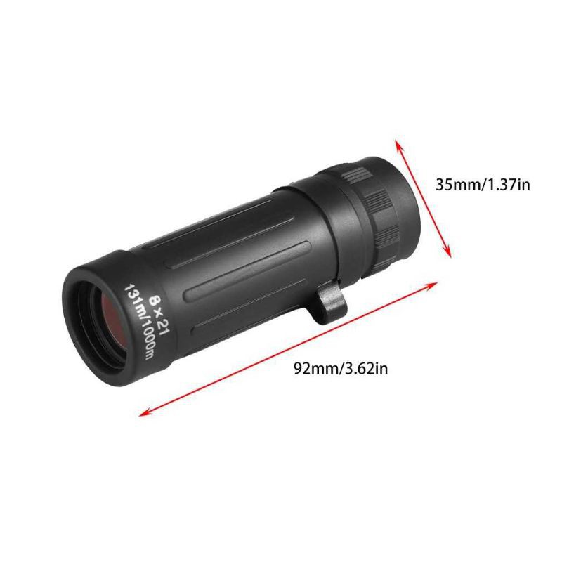 Teropong Mini Compact Huting Monocular Telescope 8 x 21 Zoom