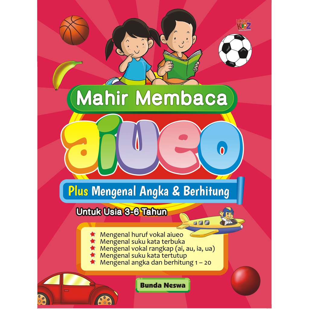 

Buku Mahir Membaca AIUEO - LAKSANA