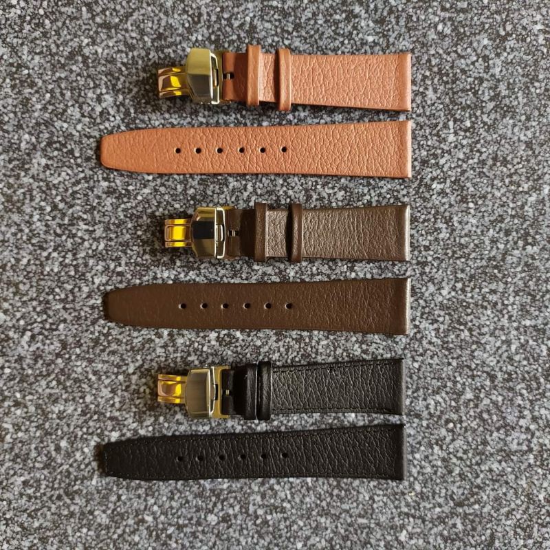 Tali jam tangan Kulit asli leather strap seiko Rolex 20mm
