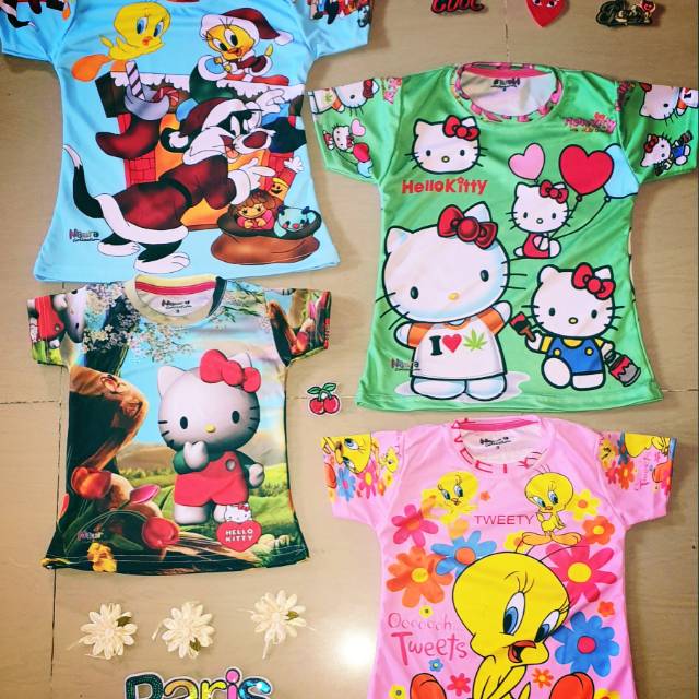 Kaos full print 3D bisa cod