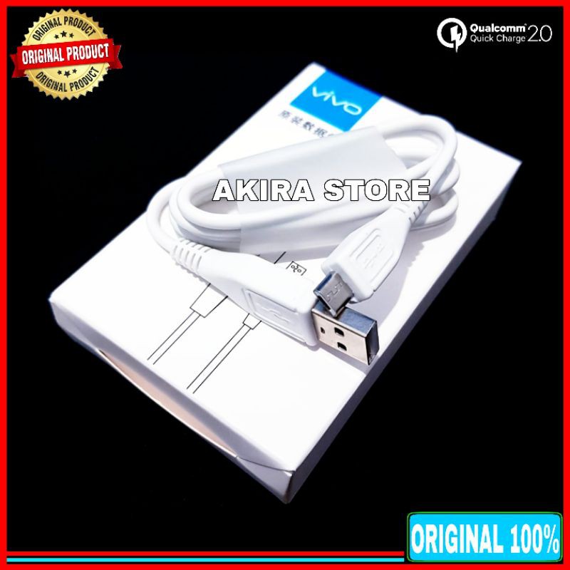 Kabel Data Vivo Fast Charging Ori USB Original 100% Vivo Micro USB