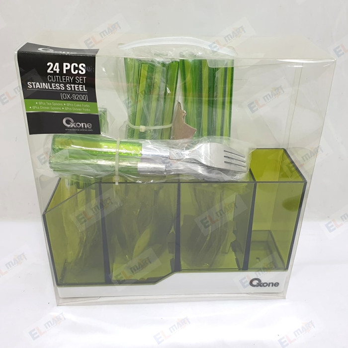 OXONE Cutlery Set stainless 24pc OX 9200 - OX9200 sendok garpu set OXONE 9200 Cutlery Set stainless