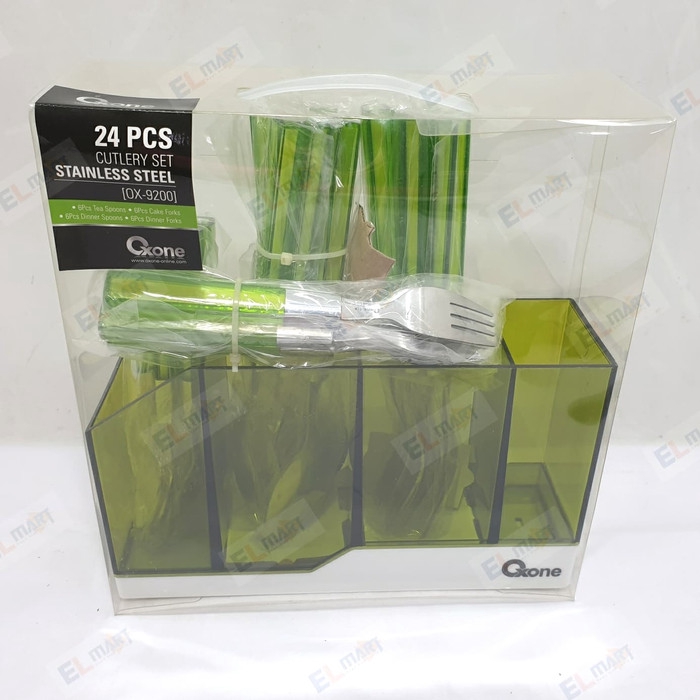 OXONE Cutlery Set stainless 24pc OX 9200 - OX9200 sendok garpu set OXONE 9200 Cutlery Set stainless