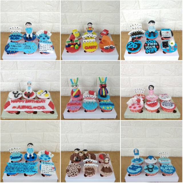 

CUPCAKE CUSTOM | CUPCAKES CUSTOM 3D FONDANT