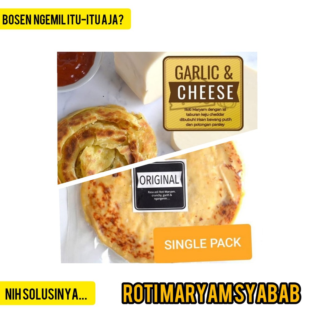 

ROTI MARYAM / CANE / CANAI PORSI KENYANG SINGLE PACK