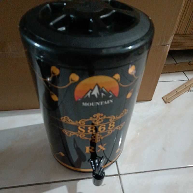 Termos Jumbo 10 Liter / Drink Jar. Termos Air Kran Milk Tea Bucket