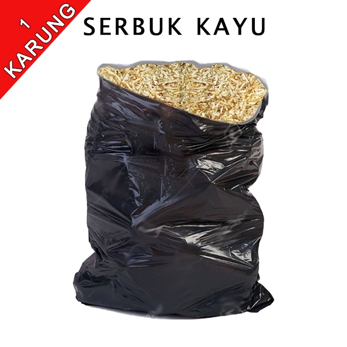 Serbuk Serut Kayu Hamster Marmut 1 Karung Serabut Kayu Alas Kandang