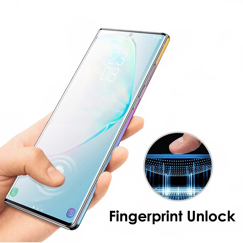 Nano Liquid UV Light Curved Glass Full Samsung NOTE 10 20 ULTRA 8 9 s10 s20 S21 S21+ S22 Ultra Antigores kaca