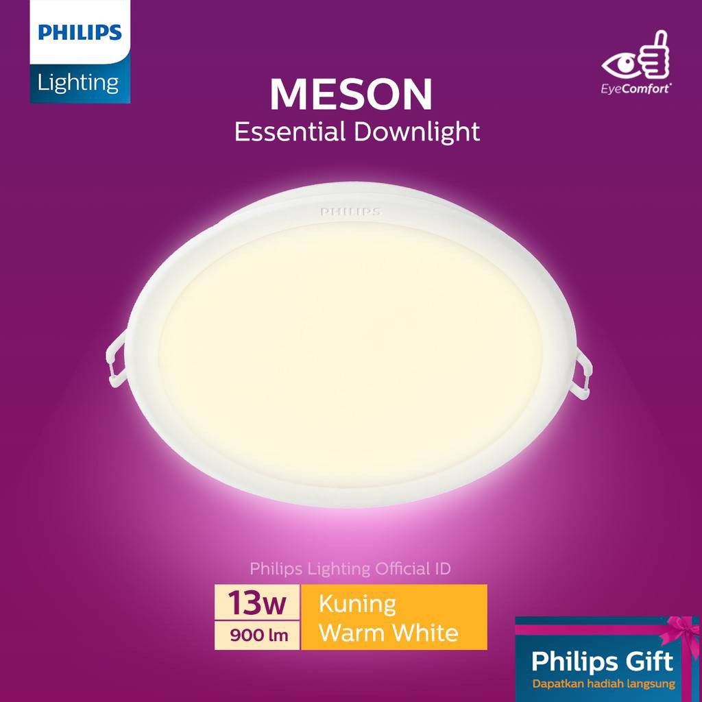 Philips Downlight - 59464 MESON 125 13W 30K WH Recessed