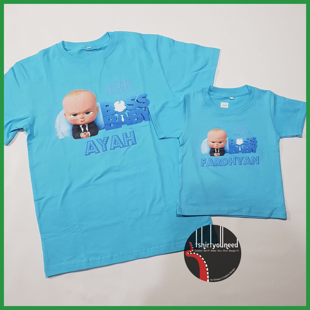 Kaos Anak Dewasa TYN Boss Baby