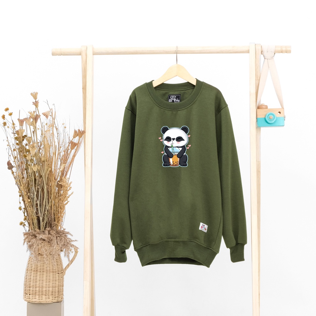 Sweater Crewneck Anak Laki-laki / Perempuan Motif Karakter Anak