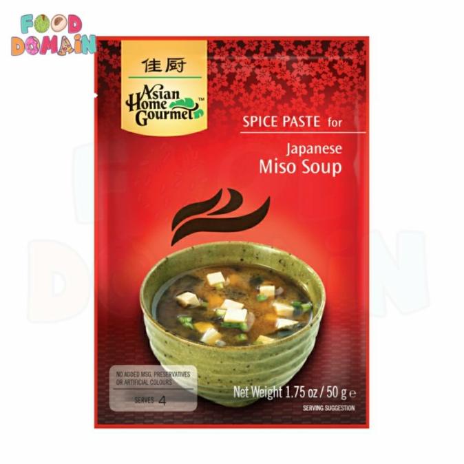 

^^^^^] AHG Japanese Miso Soup 50g - Asian Home Gourmet - Bumbu Kuah Miso