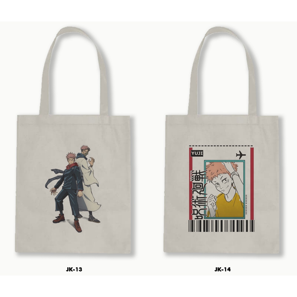 TOTE BAG BLACU - JUJUTSU KAISEN /ANIME/MANGA 01