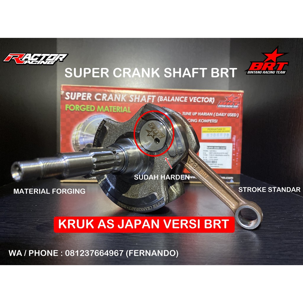 SUPER CRANKSHAFT BRT KRUK AS SUPER JUPITER Z 5TP  BRT