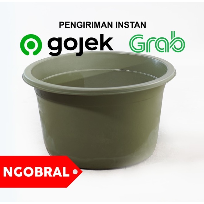 GOJEK/GRAB - Baskom Plastik Besar D 50 cm / Ember Bak Plastik Jumbo TINGGI