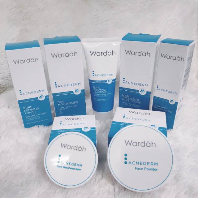 WARDAH PAKET ACNEDERM SERIES ~ ORIGINAL 100% ~ TERMURAH ~ READY STOK