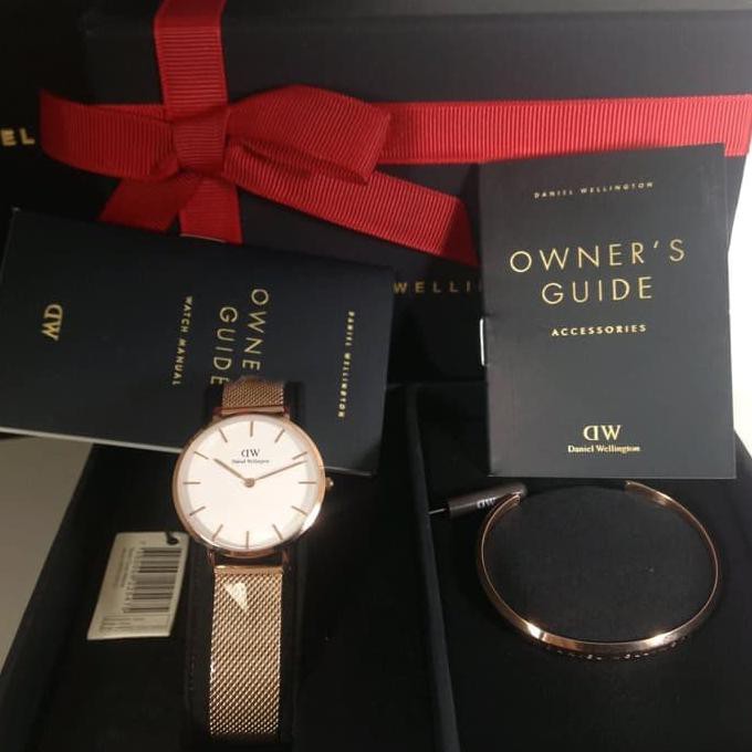 TERBARU JAM TANGAN WANITA DW SET CUFF ORIGINAL / ARLOJI WANITA DW SET CUFF TERLARIS