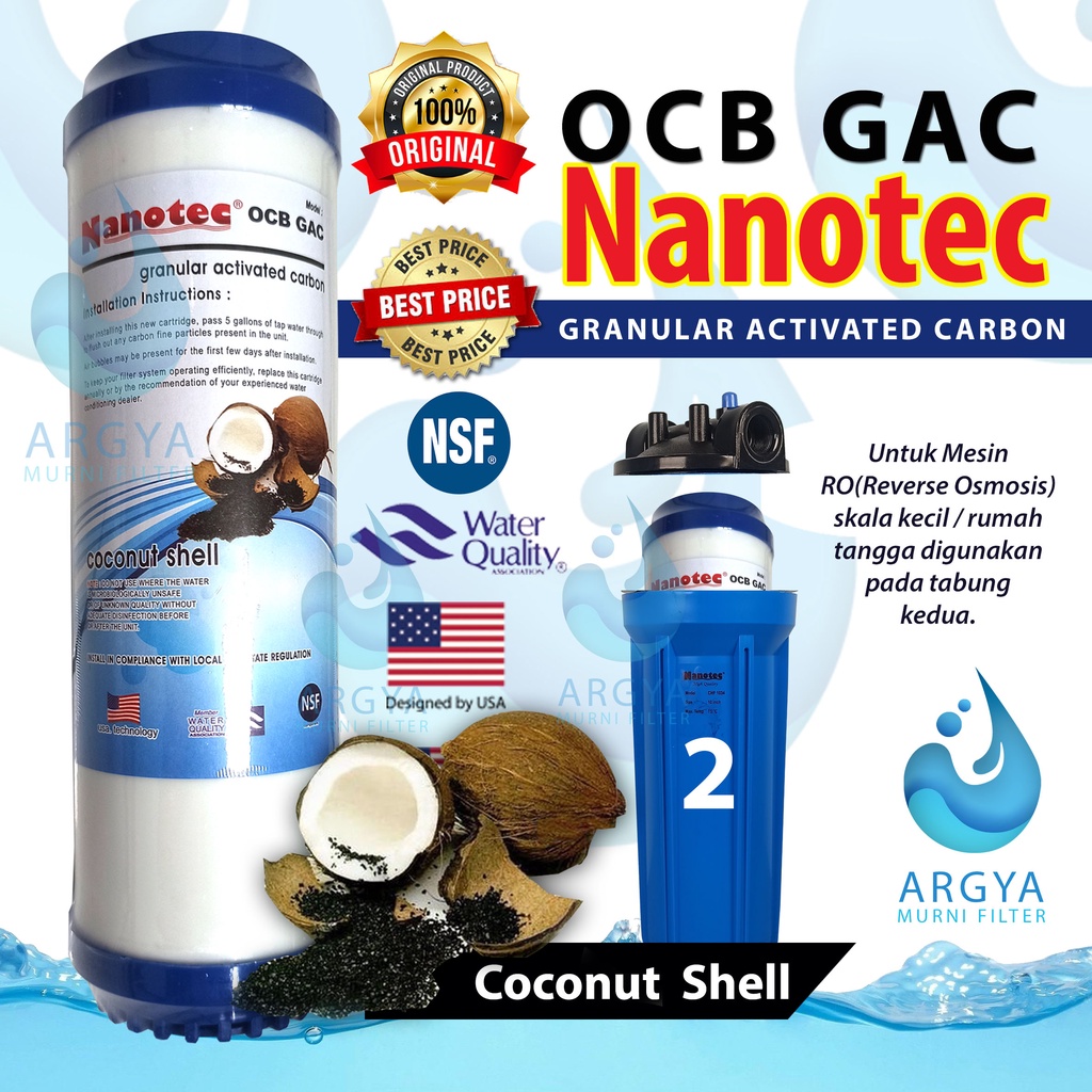 OCB GAC Nanotec / Granular Activated Carbon Nanotec