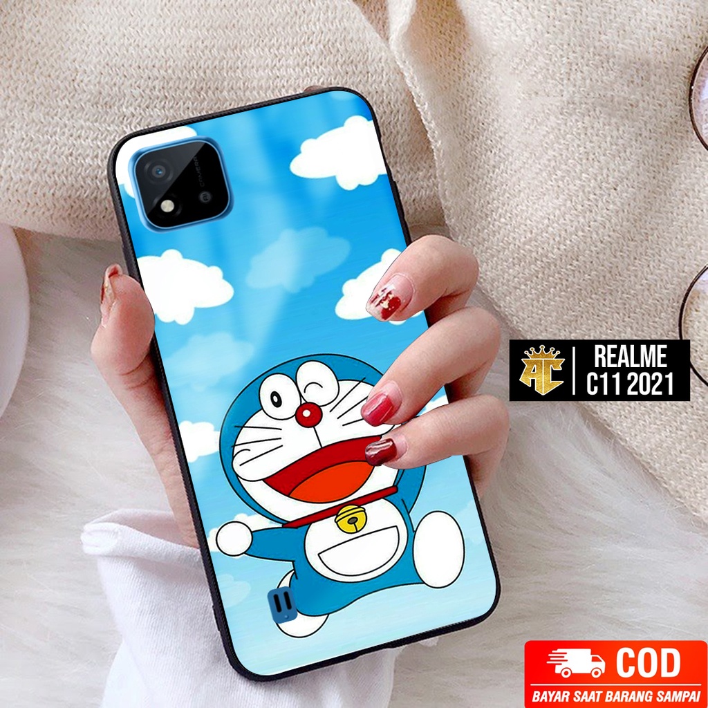 CASE REALME C11 2021 - Casing REALME C11 2021 Terbaru AERO STORE [ KARTUN DRMN ] Silikon REALME C11 