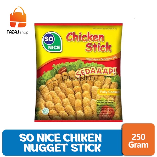 

So Nice Chiken Nugget Stik - 250 Gram