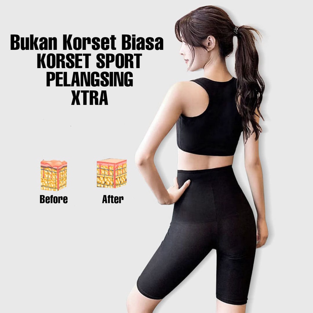 Korset pelangsing Spot Gym korset sport club pembakar lemak celana korset pembakar lemak