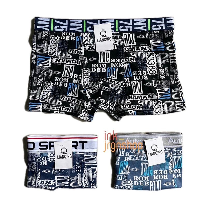 CELANA DALAM BOXER PRIA (3 PCS) / CELANA DALAM PRIA / SEMPAK BOXER