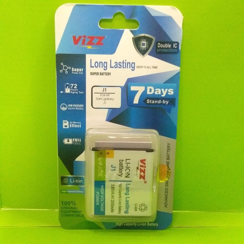 baterai double power vizz samsung j1 j100