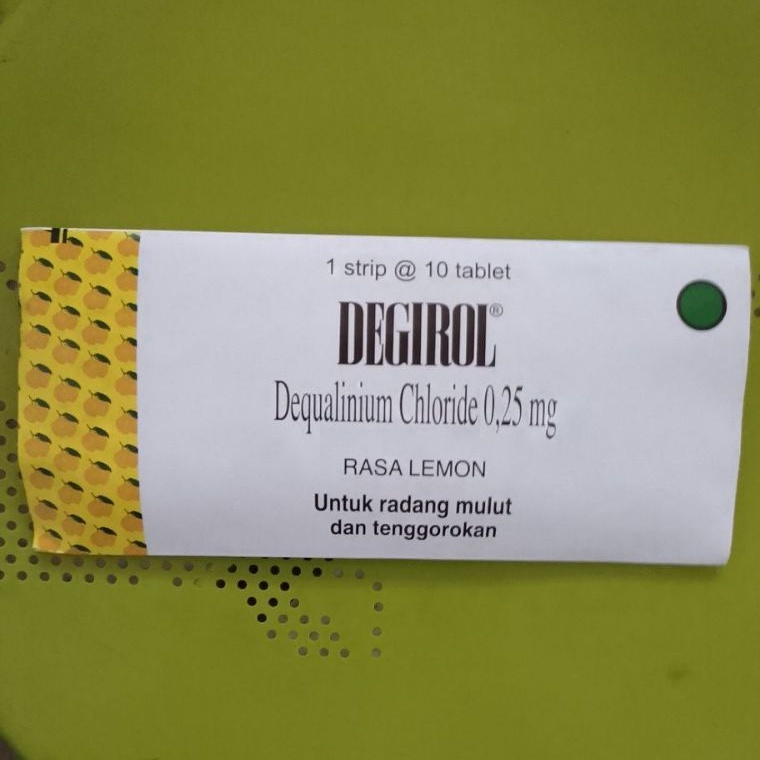 DEGIROL® (Obat Sakit Tenggorokan, Radang Mulut &amp; Tenggorokan)