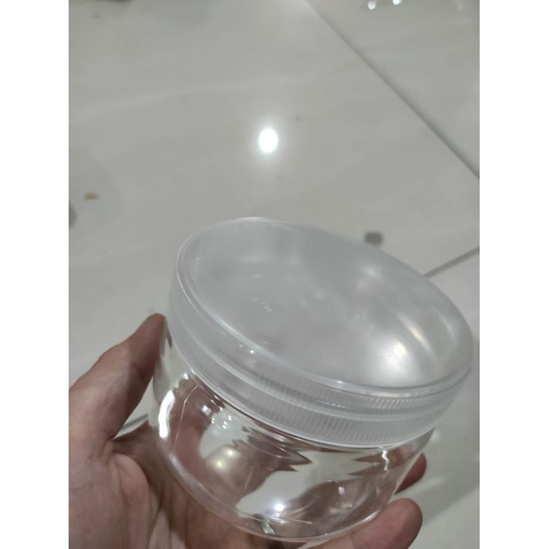 toples jar bening bulat pendek 300ml toples selai toples sampel toples grosir