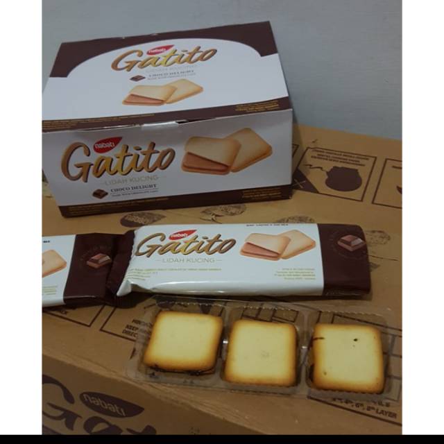 Nabati gatito / lidah kucing ( 32gram x 10 pcs )