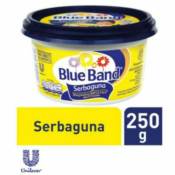 

Margarine / Mentega Blue Band Cup Serbaguna 250 gr / gram