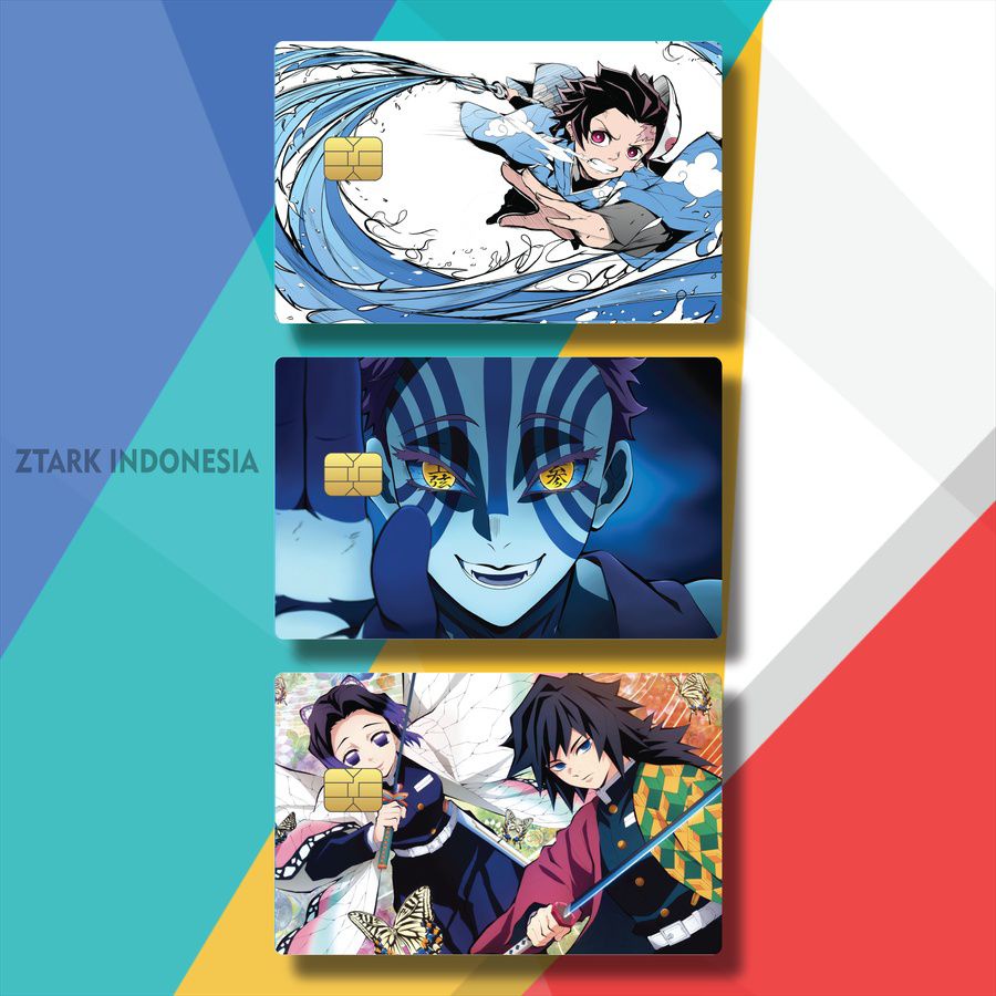 81-88 COVER KTP AESTHETIC ANIME KIMETSU NO YAIBA DGFFV/1OBCN/ CASING ATM CARD ANIME KIMETSU NO YAIBA