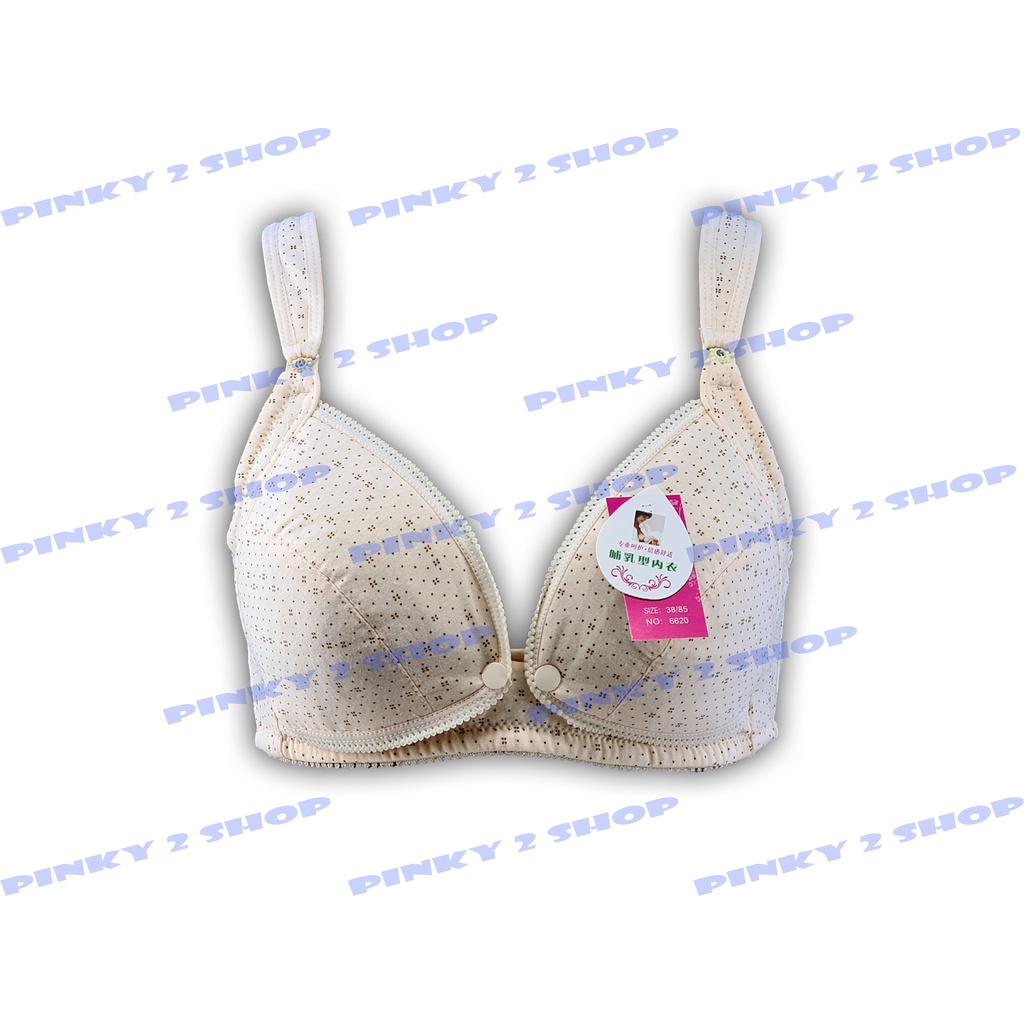 BRA BH MENYUSUI MATERNITY BRA KATUN BERMOTIF SIZE 34-40