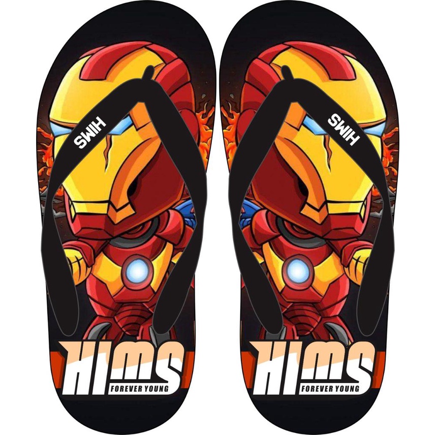 Sandal Jepit Anak Laki laki Ironman Hims Forever Young Termurah