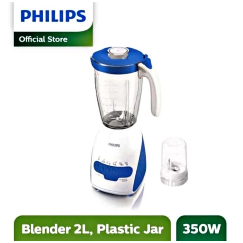 Blender PHILIPS Plastik HR 2115 Blue / Green / Red / Pelumat PHILIPS bahan Plastik 2 Liter