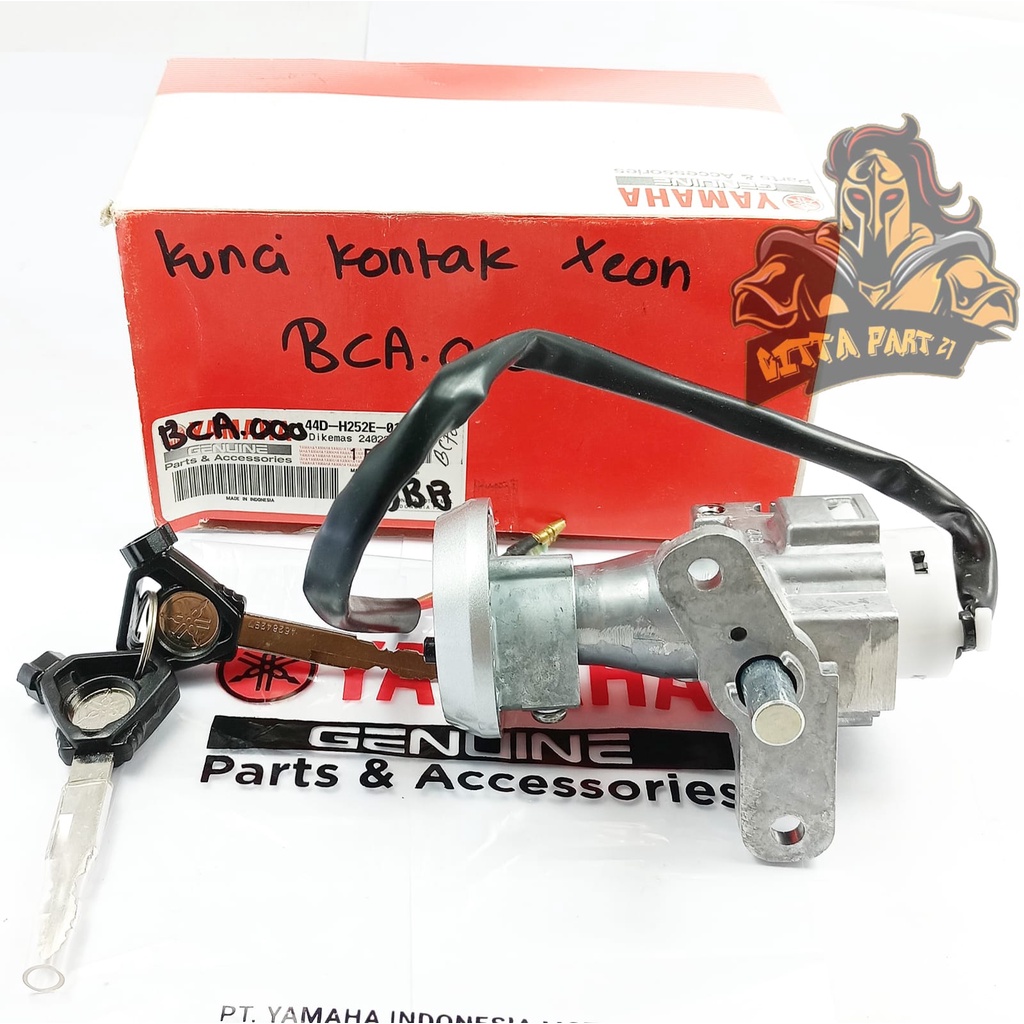 KUNCI KONTAK SET YAMAHA YGP 44D XEON KUALITAS ASLI ORIGINAL YAMAHA YGP PRESISI PAS TINGGAL PASANG AWET DAN DIJAMIN MANTAP / KUNCI XEON / KUNCI FINO FI / KUNCI X RIDE / KUNCI SOUL GT 125 / KUNCI JUPITER Z NEW / KUNCI JUPITER Z1 / KONTAK XEON / KONTAK FINO